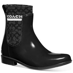 NWOT coach rain boots